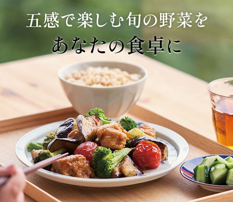 旬の野菜をあなたの食卓に