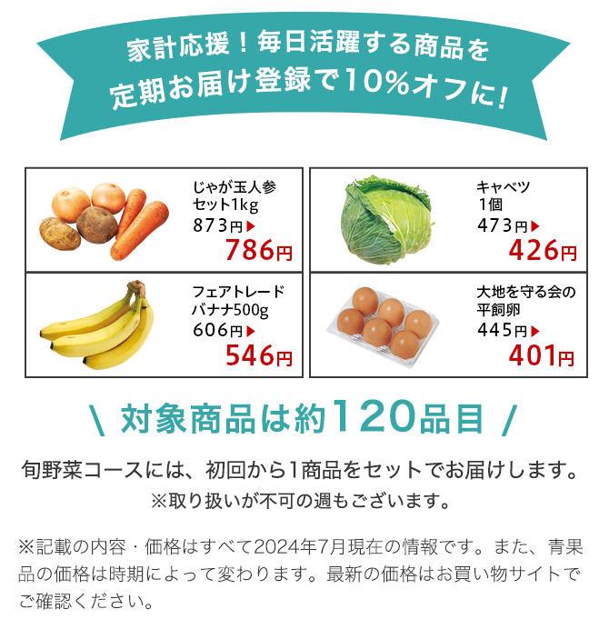デイリー商品割引