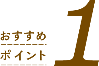 おすすめポイント1