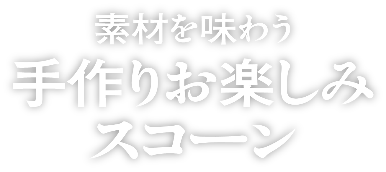 素材を味わう 手作りお楽しみスコーン