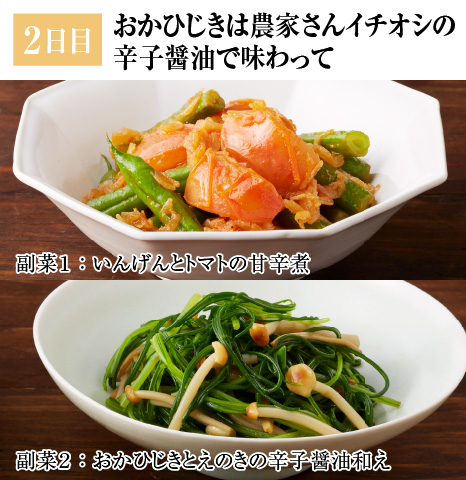 レシピ2日目