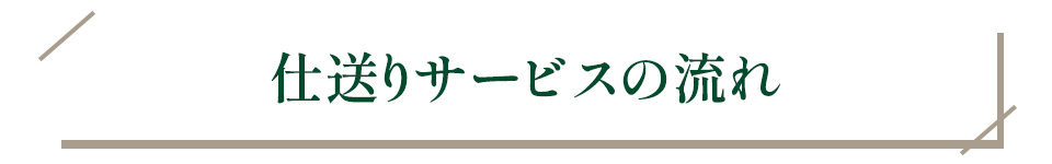 仕送りサービスの流れ