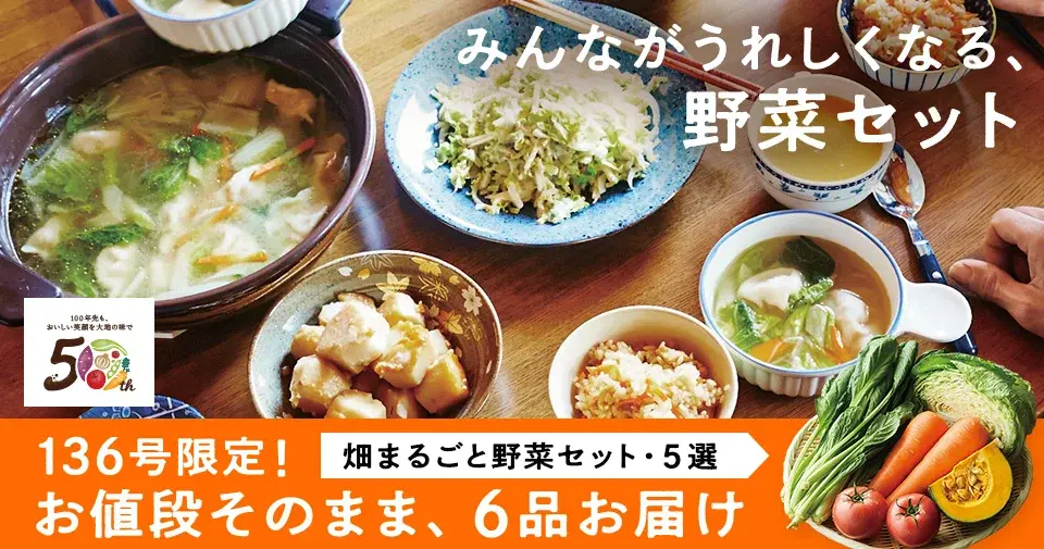 今週のおすすめ商品:今週のおすすめ商品畑まるごと野菜セット一品増量