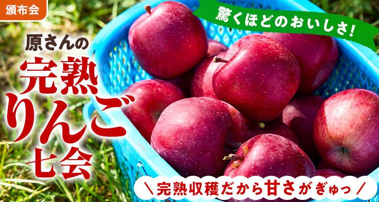原さんの完熟りんご七会頒布会