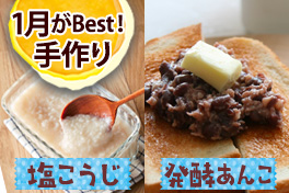 簡単！手作り発酵食 〜塩こうじ・発酵あんこ〜