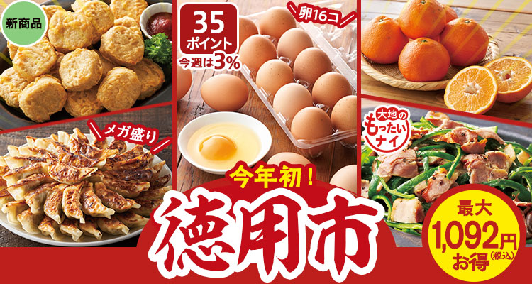 【今年初！】徳用市