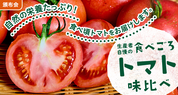 こだわり農家のトマト味比べ頒布会