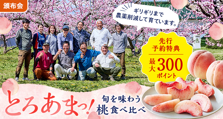 とろあまっ！桃食べ比べ頒布会