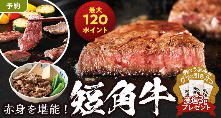 【予約】赤身を堪能！短角牛