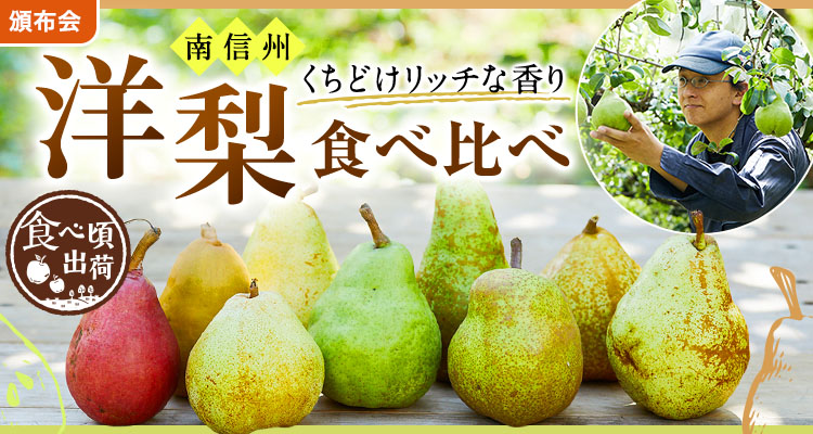 南信州のくちどけリッチな香り洋梨