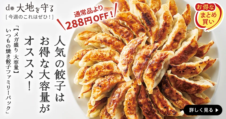 【メガ盛り！】いつもの焼き餃子ファミリーパック