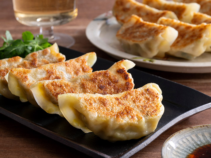 手包み餃子食べ比べ