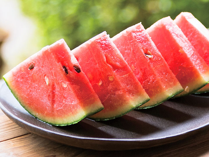 冷蔵庫in！小玉スイカ