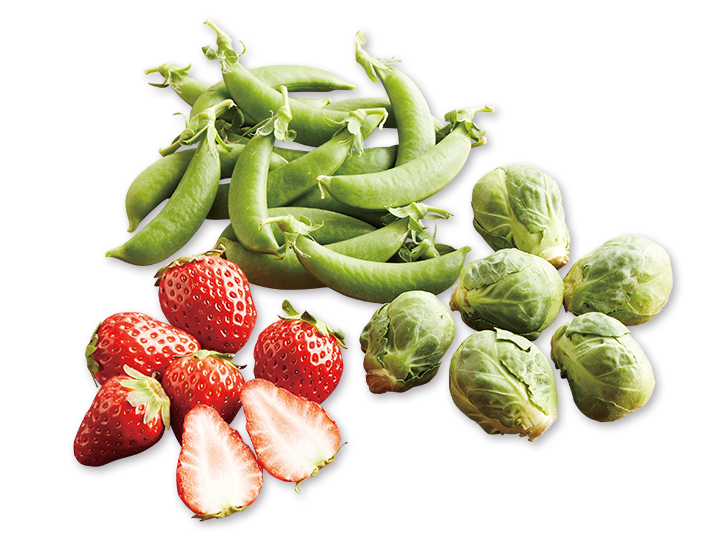 春を先取り　春野菜＆いちごセット