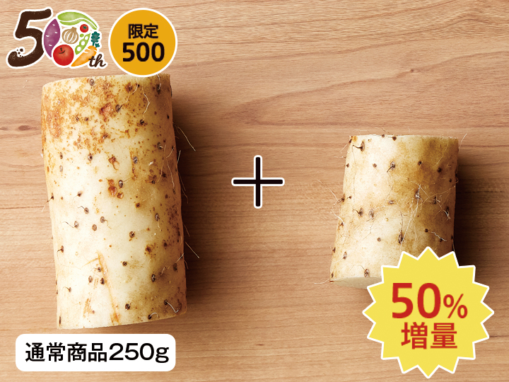 【記念商品・50％増量】北海道・十勝のサクッと長いも　375G