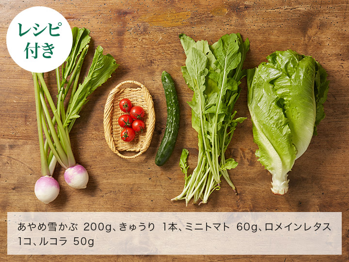 【ベジオタのひと皿】あやめ雪かぶの5品目カラフルチョップドサラダ_2