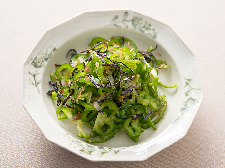 料理家arikoのひと皿・なすの肉巻き黒酢ダレ&だし香る無限ピーマン_3