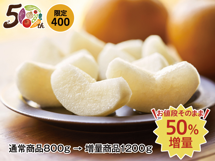 【記念商品・50％増量】斎藤さん・阿部さんの梨（豊水）　1.2KG