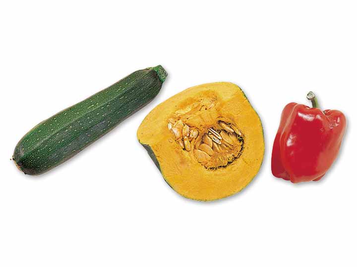 蒸してもおいしい彩り野菜　ズッキーニ＆かぼちゃ＆パプリカのセット_2