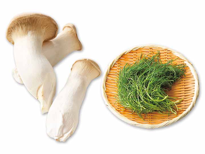 中華風和え物に◎　おかひじき＆エリンギのセット