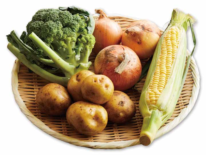 北海道産地より　食卓彩り野菜4点セット