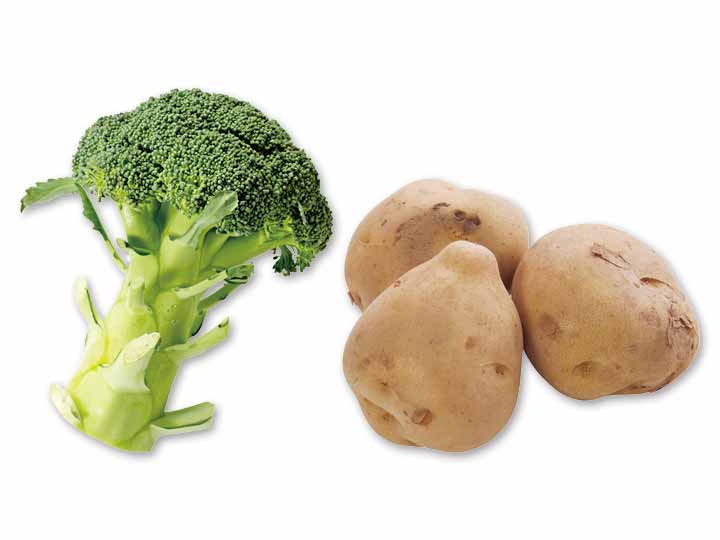 食べ応え◎　じゃがいも＆ブロッコリーのセット
