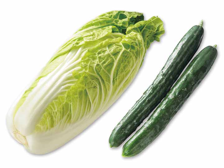 手作りお漬物に　ミニ白菜＆きゅうりのセット