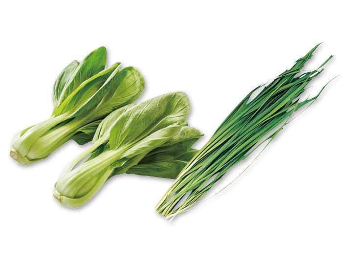 シャキッと、香り立つ　チンゲンサイ＆ニラのセット