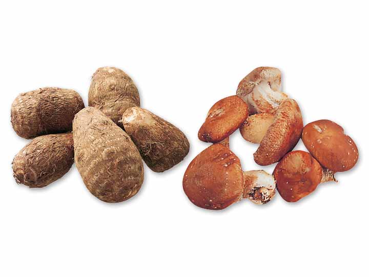 年末年始の食卓を彩る　里芋＆生しいたけのセット