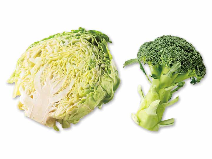 三河の潮風が育んだ恵みを味わう　寒熟キャベツ1／2＆ブロッコリーのセット
