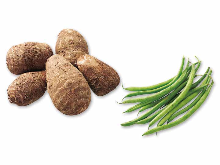 和の副菜にぴったり　里芋＆いんげんのセット