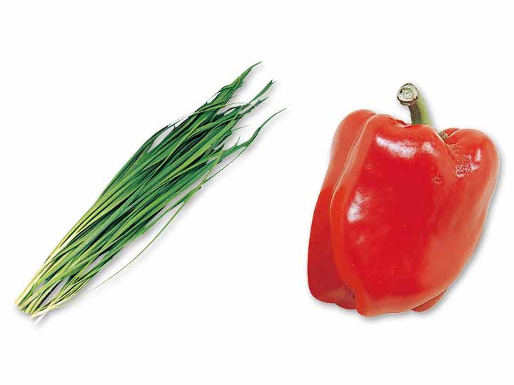 ピリ辛アレンジに合う　パプリカ＆ニラのセット
