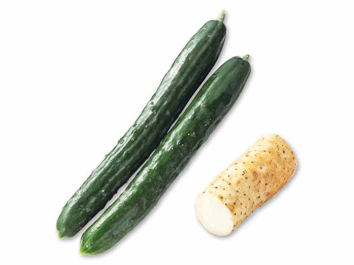 和えるだけで食感楽しい一皿に　長いも＆きゅうりのセット