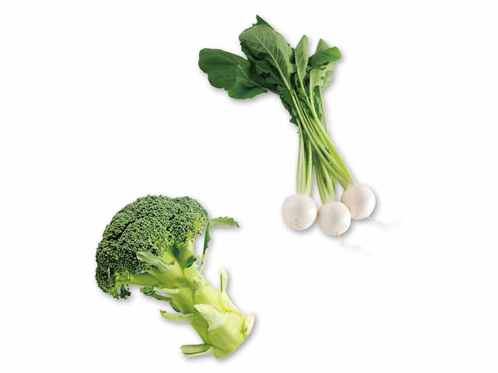 春のみずみずしさを味わう　春のサラダかぶ＆ブロッコリーのセット