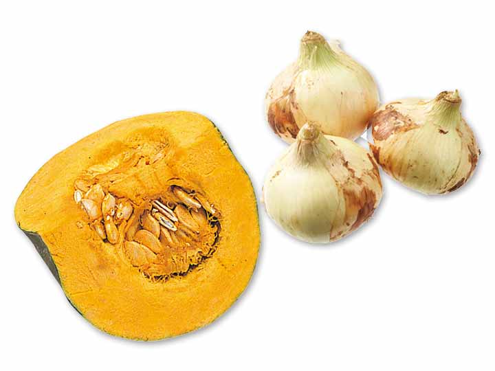 新もののやさしい味わい　新玉ねぎ＆しっとりかぼちゃのセット