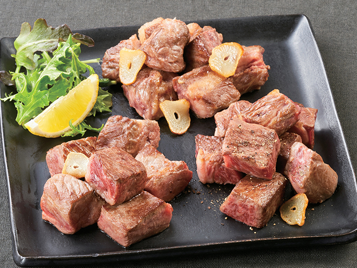 頒布会キャンセル分販売　赤身を味わう　短角牛サイコロステーキ用食べ比べ