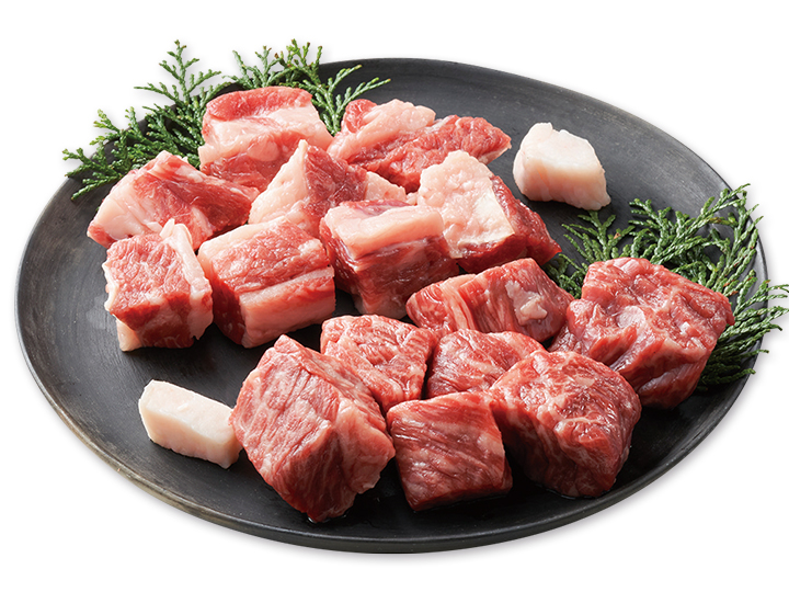 頒布会キャンセル分販売・短角牛サイコロステーキ用食べ比べ_2