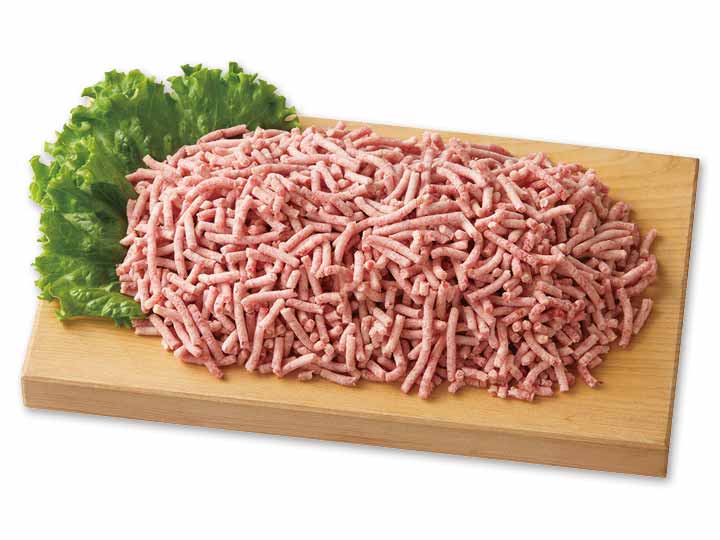 冷凍合挽肉・バラ凍結（短角牛：豚＝1：1）