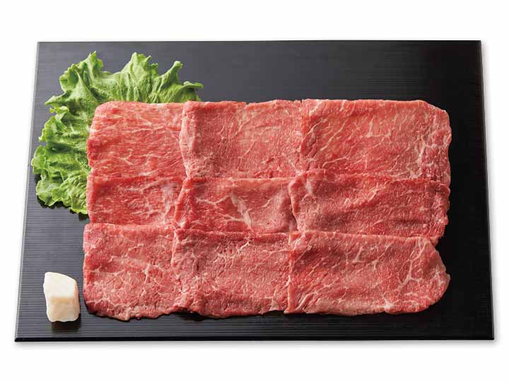 お試し少量・冷凍短角牛モモやわらかスライス焼きしゃぶ用