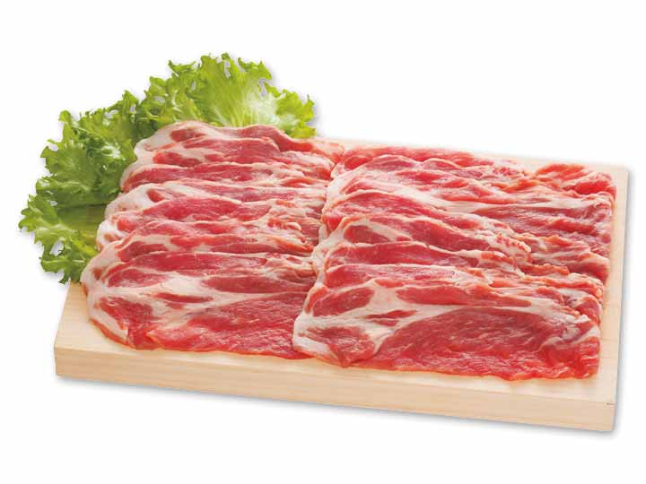 冷凍大地うまみこい豚カタロースしゃぶしゃぶ用