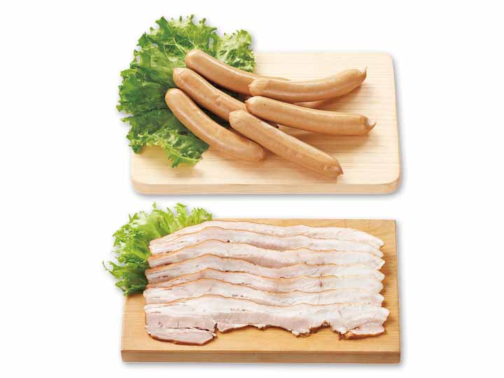 丹沢ハム工房のウインナー・ベーコンセット