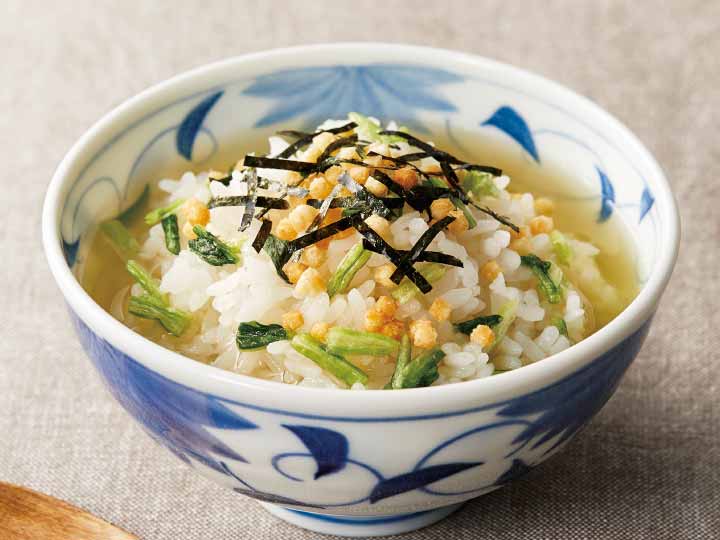 京のあられ屋が作った 京茶漬け みぶ菜 有機野菜や自然食品の購入は大地を守る会のお買い物サイト