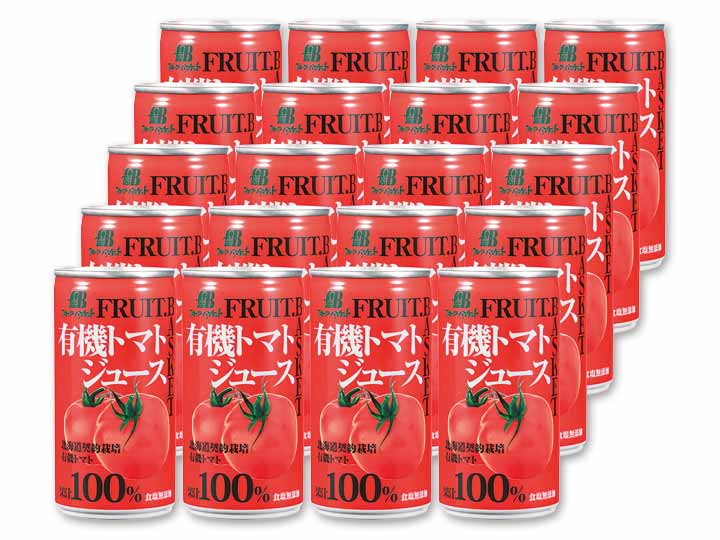 箱売・有機トマトジュース・無塩（20缶）