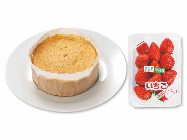 桃の節句　スポンジケーキ＆いちごセット_2