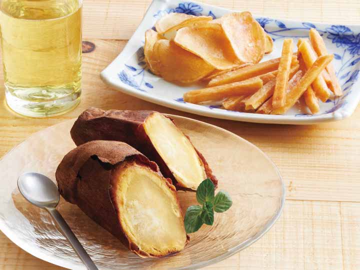 お芋好きに！さつま芋お菓子セット（冷凍焼きいも＆おさつチップ＆塩かりんとう）