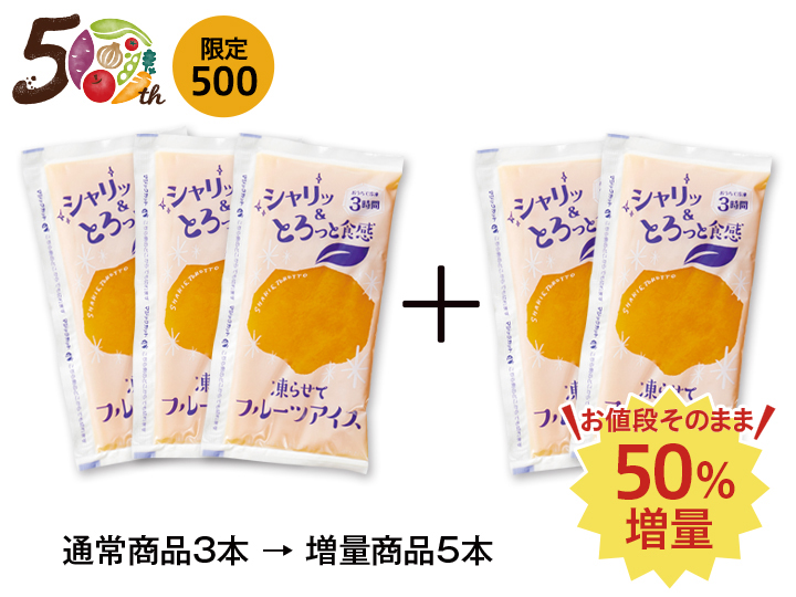 【記念商品・50％増量】おうちで凍らせてフルーツアイス　濃厚アルフォンソマンゴー5コ