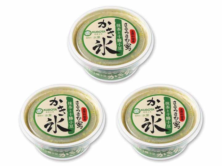久保田の抹茶と北海道十勝産あずきのかき氷（カップ）3コ_2