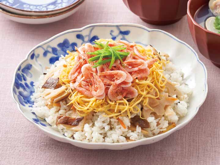 桃の節句　ちらし寿司の素＆釜揚げ桜えびセット