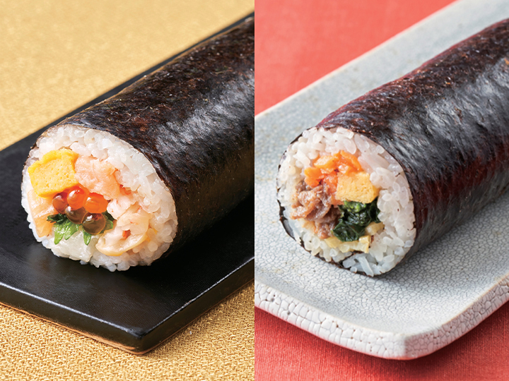 海鮮贅沢恵方巻き＆焼肉太巻きセット