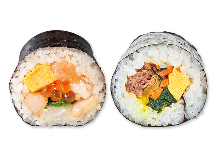 海鮮贅沢恵方巻き＆焼肉太巻きセット_2